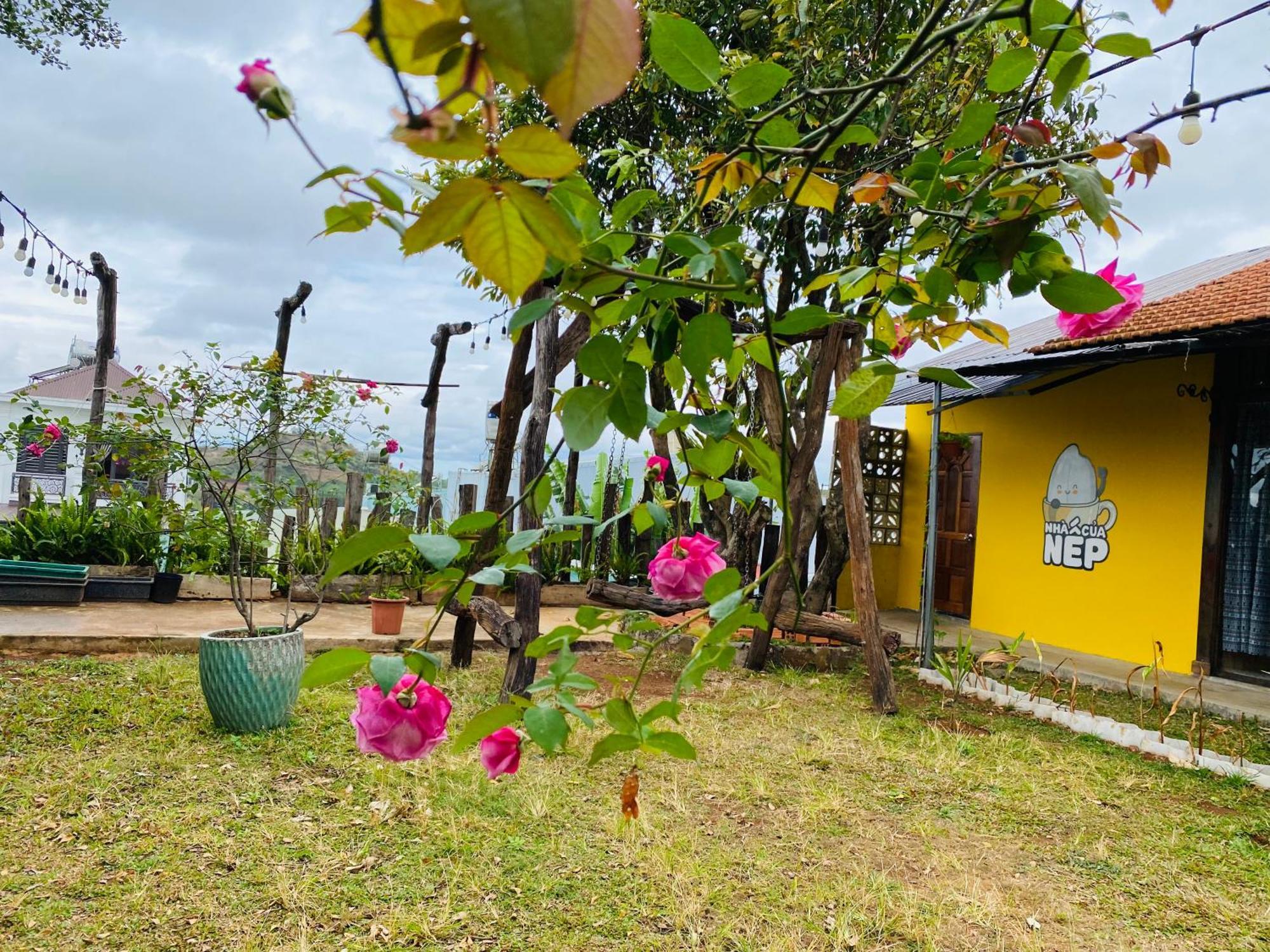 Nha Cua Nep Villa Plei Brel Buitenkant foto